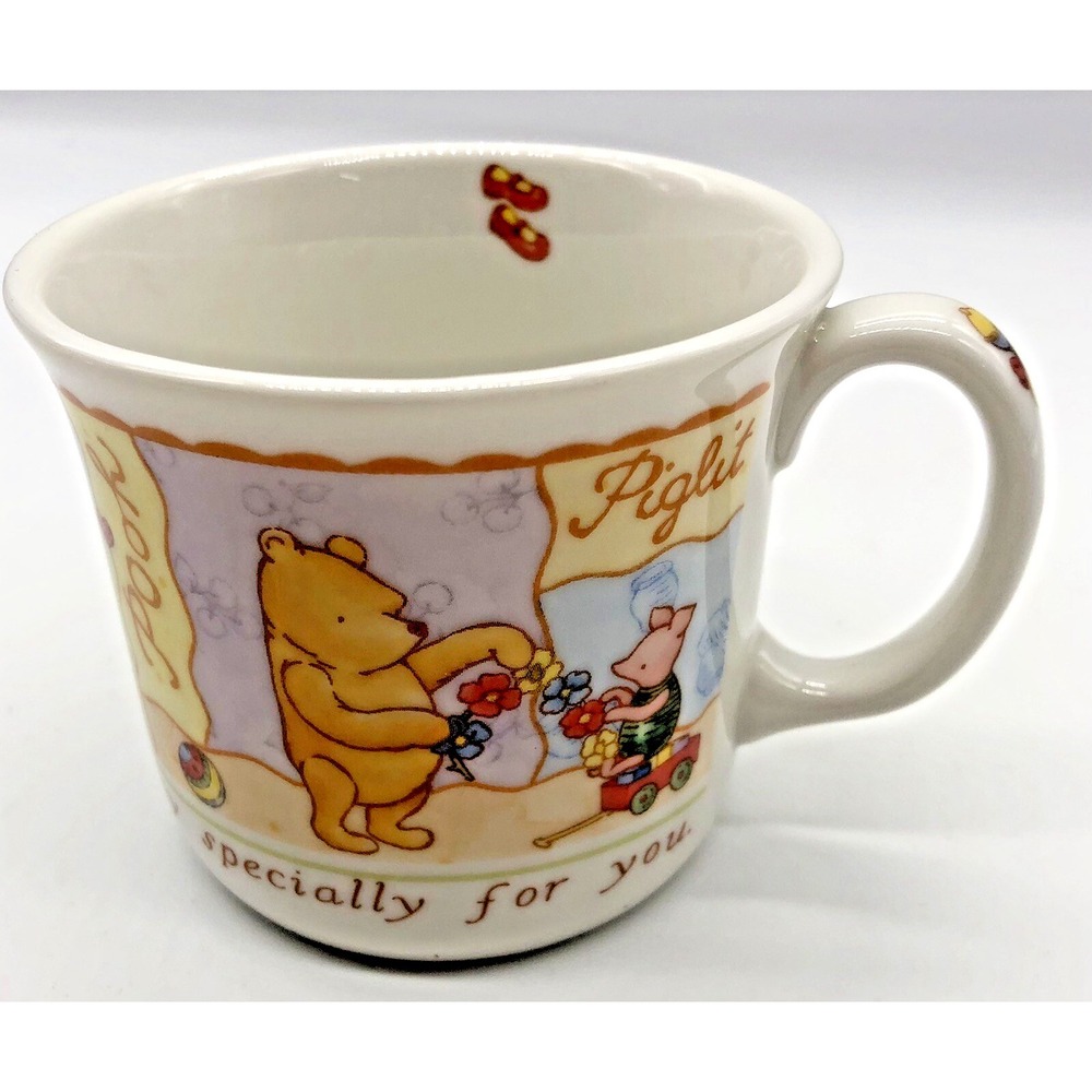 Royal Doulton‎ Winnie the Pooh Christening Mug Porcelain Tigger Piglet Eeyore 3"